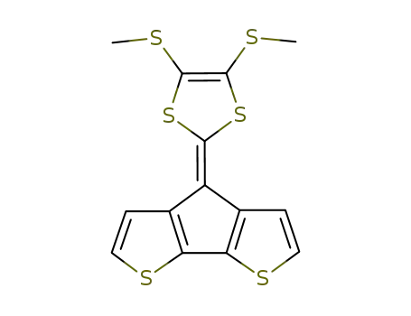 4-(4,5-Bis-methylsulfanyl-[1,3]dithiol-2-ylidene)-4H-cyclopenta[2,1-b;3,4-b']dithiophene