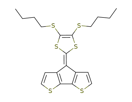 4-(4,5-Bis-butylsulfanyl-[1,3]dithiol-2-ylidene)-4H-cyclopenta[2,1-b;3,4-b']dithiophene