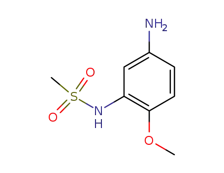 Molecular Structure of 123343-92-0 (N-(5-amino-2-methoxyphenyl)methanesulfonamide)