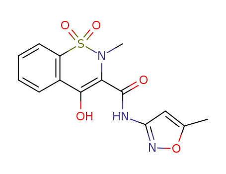 Molecular Structure of 34552-84-6 (ISOXICAM)