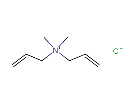 Molecular Structure of 7398-69-8 (Diallyldimethylammonium chloride)