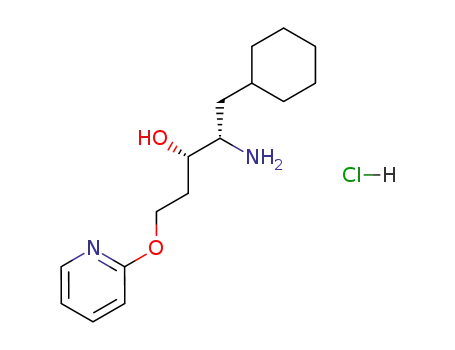 (2S,3S)-2-Amino-1-cyclohexyl-5-(pyridin-2-yloxy)-pentan-3-ol; hydrochloride