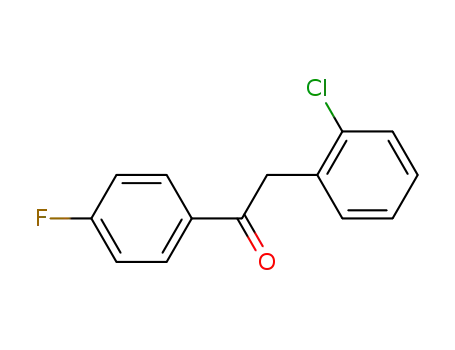 Molecular Structure of 150344-44-8 (2-Chlorobenzyl-4-fluorophenyl ketone)