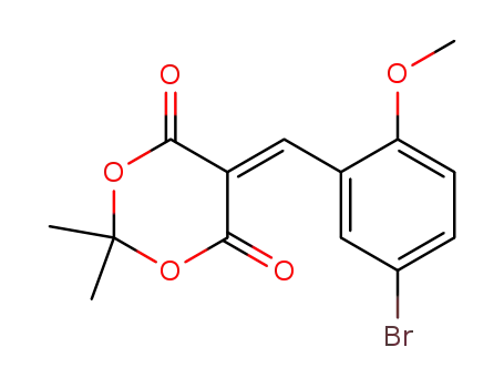 5-(5-Bromo-2-methoxy-benzylidene)-2,2-dimethyl-[1,3]dioxane-4,6-dione
