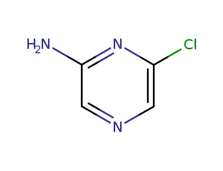 Molecular Structure of 33332-28-4 (2-Chloro-6-aminopyrazine)