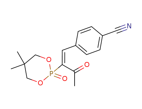 (E)-2,2-dimethyl-1,3-propanediyl α-acetyl-4-cyanostyrylphosphonate
