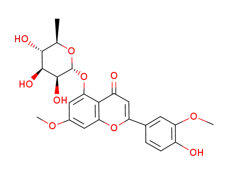 2-(4-Hydroxy-3-methoxy-phenyl)-7-methoxy-5-((2R,3S,4S,5S,6R)-3,4,5-trihydroxy-6-methyl-tetrahydro-pyran-2-yloxy)-chromen-4-one
