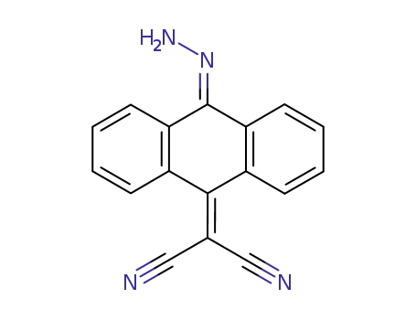 Molecular Structure of 156755-16-7 (Propanedinitrile, (10-hydrazono-9(10H)-anthracenylidene)-)