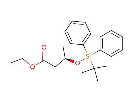 Butanoic acid, 3-[[(1,1-dimethylethyl)diphenylsilyl]oxy]-, ethyl ester, (R)- manufacturer