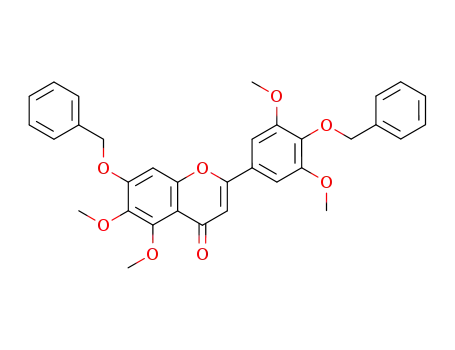 7,4'-dibenzyloxy-5,6,3',5'-tetramethoxyflavone