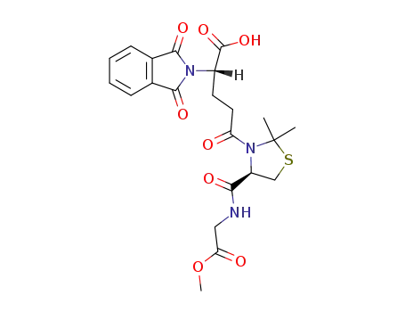 N-[(R)-2,2-dimethyl-3-(N,N-phthaloyl-L-γ-glutamyl)-thiazolidine-4-carbonyl]-glycine-methyl ester