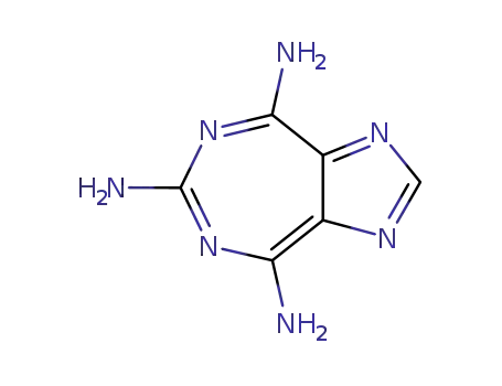 Molecular Structure of 162009-79-2 (4,8-DIAMINOIMIDAZO[4,5-E][1,3]DIAZEPIN-6-YLAMINE)