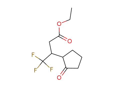 Ethyl 3-(2'-oxocyclopentyl)-3-(trifluoromethyl)propionate