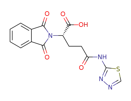 (S)-2-(1,3-Dioxo-1,3-dihydro-isoindol-2-yl)-4-([1,3,4]thiadiazol-2-ylcarbamoyl)-butyric acid