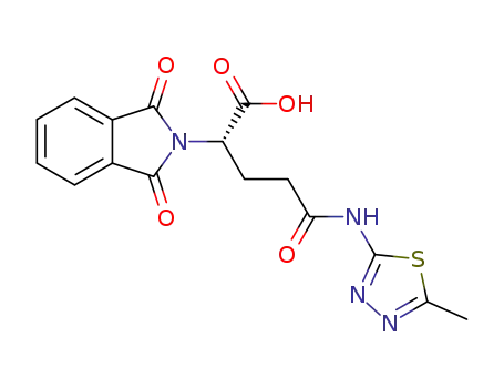 (S)-2-(1,3-Dioxo-1,3-dihydro-isoindol-2-yl)-4-(5-methyl-[1,3,4]thiadiazol-2-ylcarbamoyl)-butyric acid