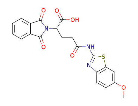 (S)-2-(1,3-Dioxo-1,3-dihydro-isoindol-2-yl)-4-(6-methoxy-benzothiazol-2-ylcarbamoyl)-butyric acid