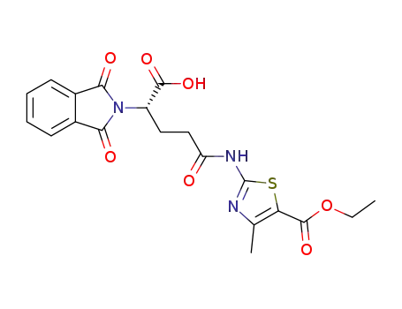 2-[(S)-4-Carboxy-4-(1,3-dioxo-1,3-dihydro-isoindol-2-yl)-butyrylamino]-4-methyl-thiazole-5-carboxylic acid ethyl ester