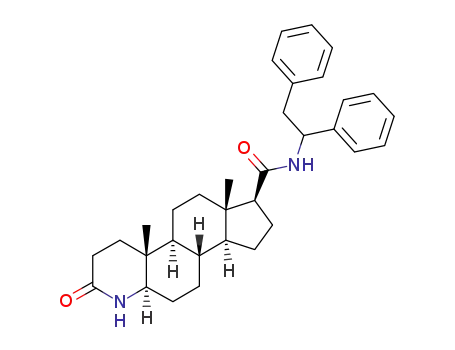 N-(1,2-diphenylethyl)-3-oxo-4-aza-5α-androstane-17β-carboxamide