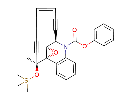 phenyl (2R*,5Z,9S*,10S*,16R*)-9-methyl-9-trimethylsilyloxy-10,2,10-(epoxymetheno)-1-benz[b]azacyclododeca-5-ene-3,7-diyne-1-carboxylate