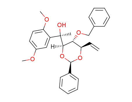 (2R,4R,5R,6R)-5-benzyloxy-4-[(1R)-1-hydroxy-1-(2,5-dimethoxyphenyl)-ethyl]-2-phenyl-6-vinyl-[1,3]dioxane