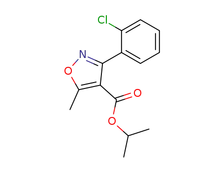 3-(2-chloro-phenyl)-5-methyl-isoxazole-4-carboxylic acid isopropyl ester