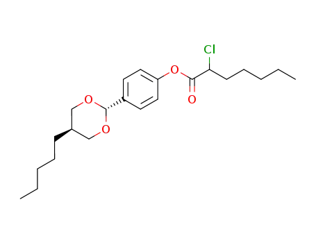 2-chloro-heptanoic acid 4-(5-pentyl-[1,3]dioxan-2-yl)-phenyl ester