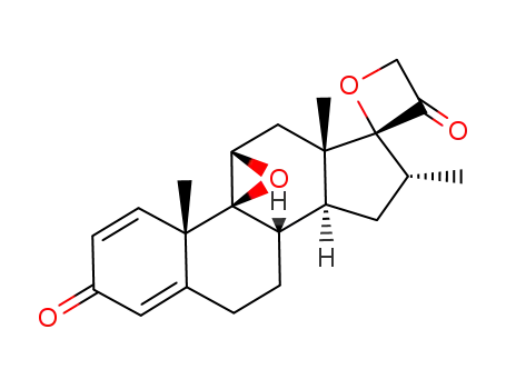 9β,11β-epoxy-16α-methyl-17α,21-oxidopregna-1,4-diene-3,20-dione