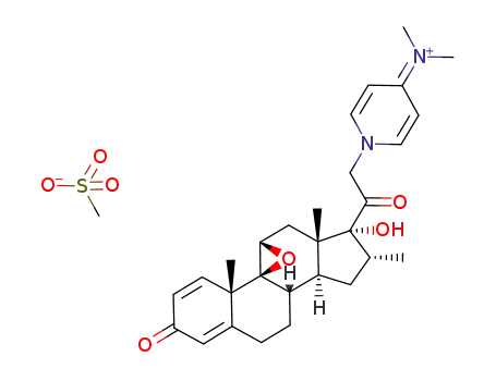 17α,21-dihydroxy-9β,11β-epoxy-16α-methylpregna-1,4-diene-3,20-dione 21-(4-dimethylaminopyridinium methanesulfonate)