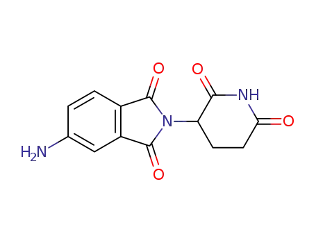 Molecular Structure of 191732-76-0 (5-amino-2-(2,6-dioxopiperidin-3-yl)isoindoline-1,3-dione)