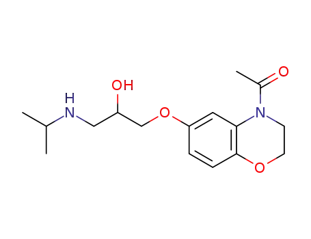 1-[6-(2-hydroxy-3-isopropylamino-propoxy)-2,3-dihydro-benzo[1,4]oxazin-4-yl]-ethanone