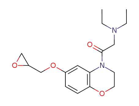 2-diethylamino-1-(6-oxiranylmethoxy-2,3-dihydro-benzo[1,4]oxazin-4-yl)-ethanone