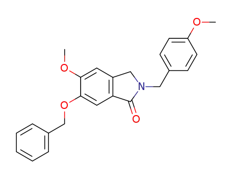 6-benzyloxy-5-methoxy-2-(4-methoxy-benzyl)-2,3-dihydro-isoindol-1-one