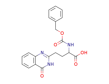 2-benzyloxycarbonylamino-4-(4-oxo-3,4-dihydroquinazolin-2-yl)butyric acid