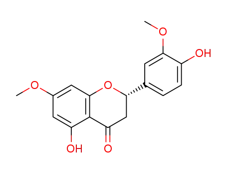 (-)-5-hydroxy-2-(4-hydroxy-3-methoxy-phenyl)-7-methoxy-chroman-4-one