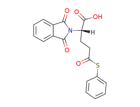2H-Isoindole-2-acetic acid,
1,3-dihydro-1,3-dioxo-a-[3-oxo-3-(phenylthio)propyl]-, (S)-