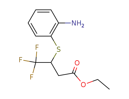 ethyl 3-(2-aminophenyl)thio-4,4,4-trifluorobutyrate