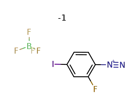 2-fluoro-4-iodobenzenediazonium tetrafluoroborate