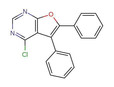 Furo[2,3-d]pyrimidine, 4-chloro-5,6-diphenyl-