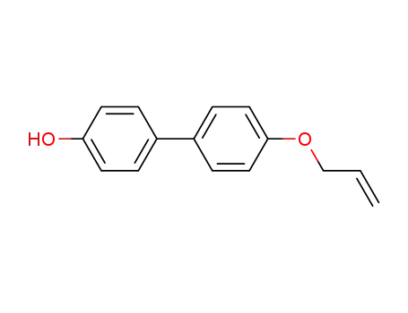 Molecular Structure of 97344-30-4 ([1,1'-Biphenyl]-4-ol, 4'-(2-propenyloxy)-)