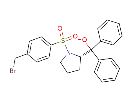 [(S)-1-(4-Bromomethyl-benzenesulfonyl)-pyrrolidin-2-yl]-diphenyl-methanol