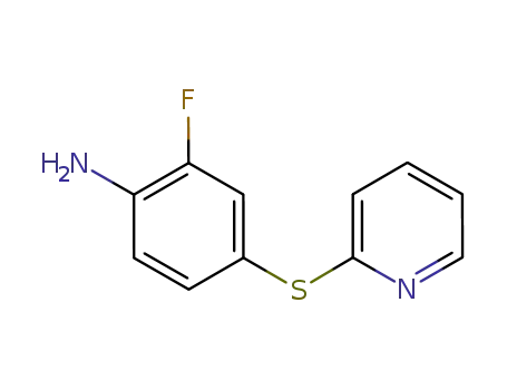 2-fluoro-4-(pyridin-2-ylsulfanyl)-phenylamine