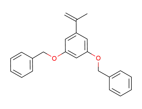 Molecular Structure of 929030-83-1 (Benzene, 1-(1-methylethenyl)-3,5-bis(phenylmethoxy)-)