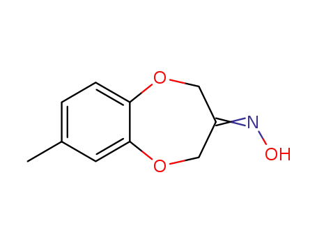 7-methyl-2H-benzo[b][1,4]dioxepin-3(4H)-one oxime