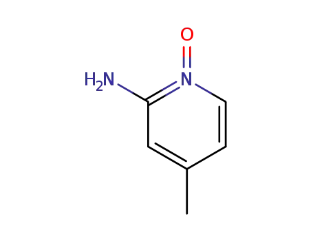 Molecular Structure of 83700-78-1 (2-Pyridinamine, 4-methyl-, 1-oxide)