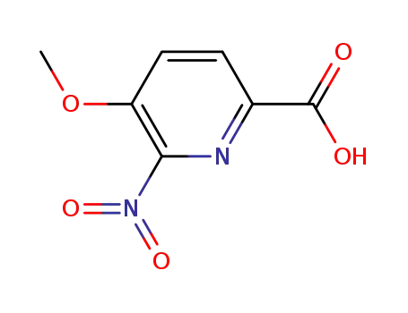 2-Pyridinecarboxylic acid, 5-methoxy-6-nitro-