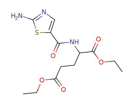 diethyl 2-[(2-amino1,3-thiazole-5-carbonyl)amino]pentanedioate cas  40283-47-4