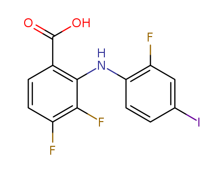 3,4-DIFLUORO-2-(2-FLUORO-4-IODO-PHENYLAMINO)-BENZOIC ACID