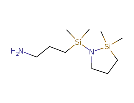 n-(3-aminopropyldimethylsilyl)aza-2,2-dimethyl-2-silacyclopentane