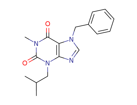 7-benzyl-1-methyl-3-(2-methylpropyl)-3,7-dihydro-1H-purine-2,6-dione