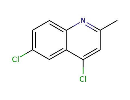 Molecular Structure of 53342-53-3 (4,6-DICHLORO-2-METHYLQUINOLINE)